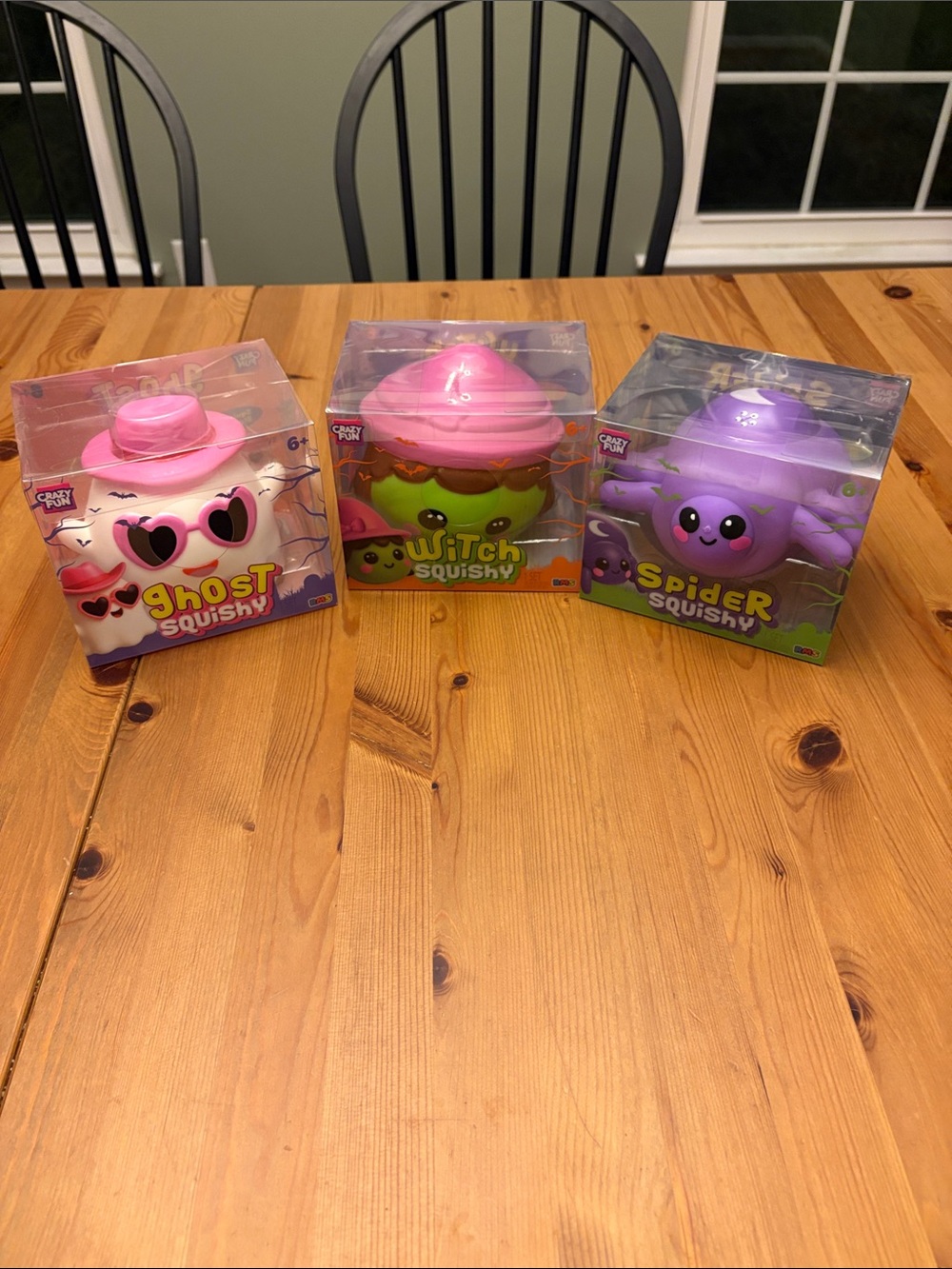 RMS 3 Squishy Plush Toy bundle ghost witch and spider
